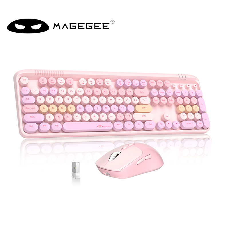 Tablet Accessories Set - MageGee V920 Wired Game Keyboard Wireless