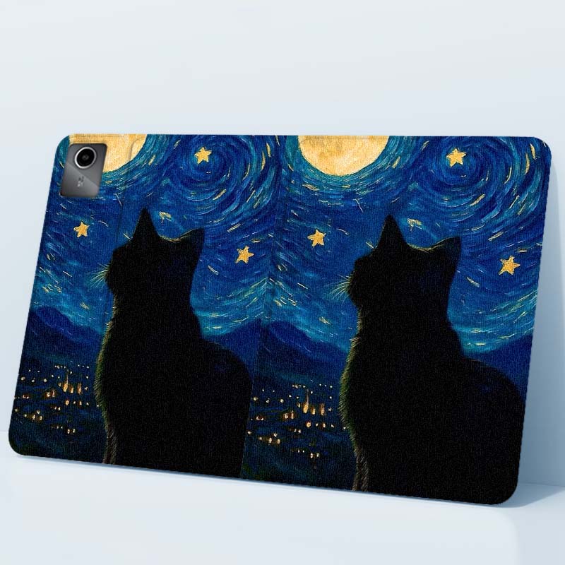 Oil Painting Cat Panda For Xia - Lenovo Tablet P12 Accessories recension och pris