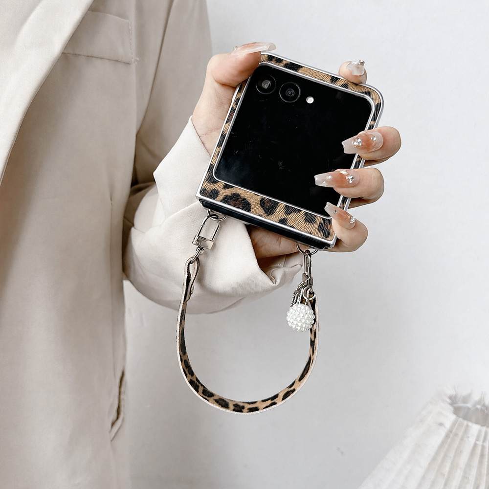 Leopard Print Folding Flip Pho - Tablet Accessories Aesthetic recension och pris