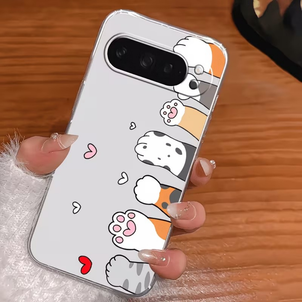 Cartoon Cat Paw Print Crystal  - Google Pixel 9 recension och pris