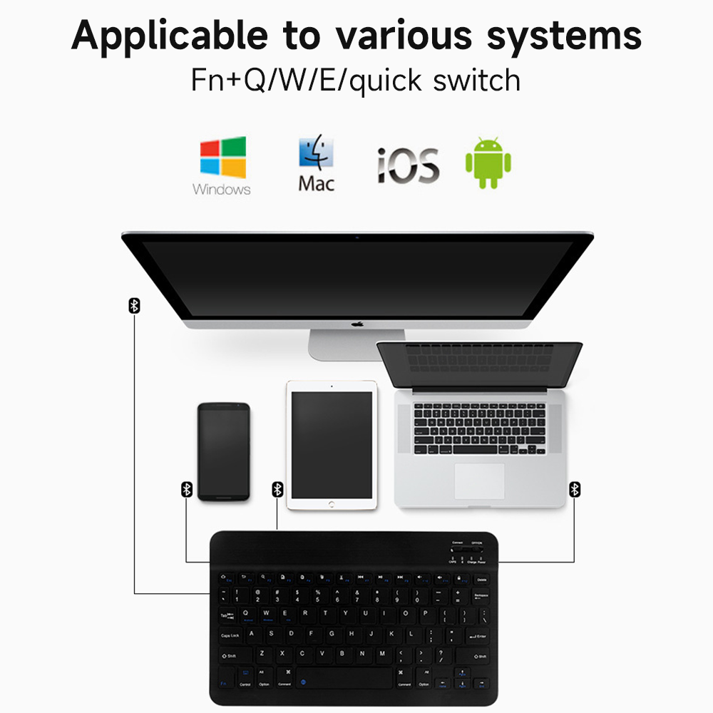Bluetooth Keyboard for IOS And - Tablet Ipad Accessories recension och pris