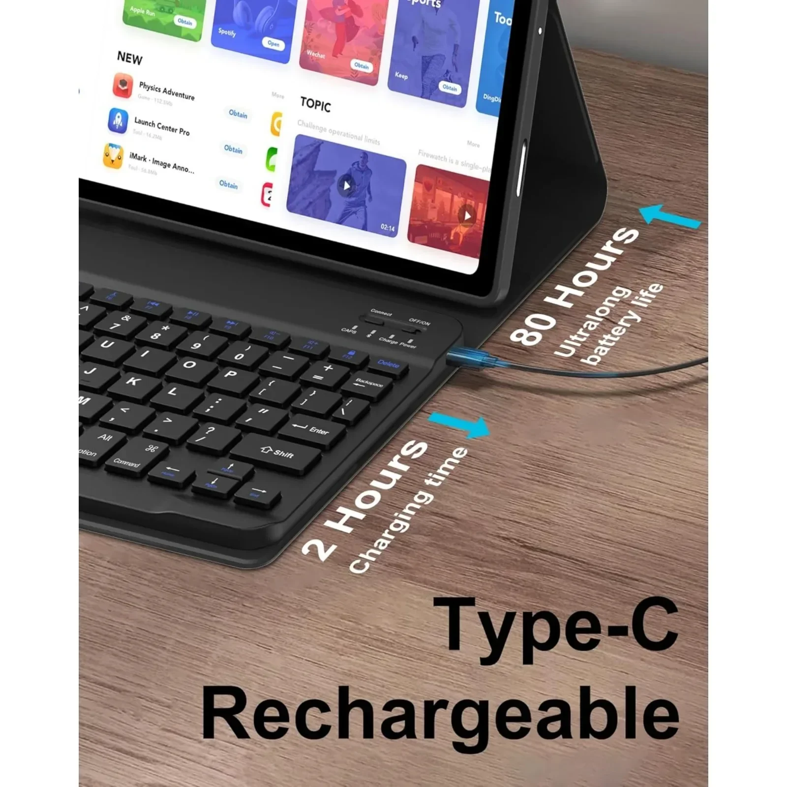 Keyboard Case for Samsung Gala - Essential Tablet Accessories recension och pris
