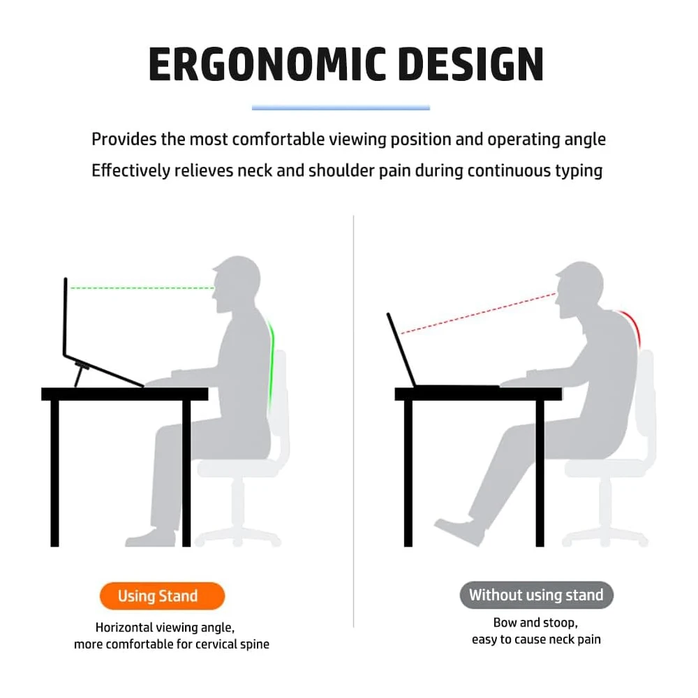 2pcs/Set Foldable Laptop Stand - Cooling Stand Tablet recension och pris