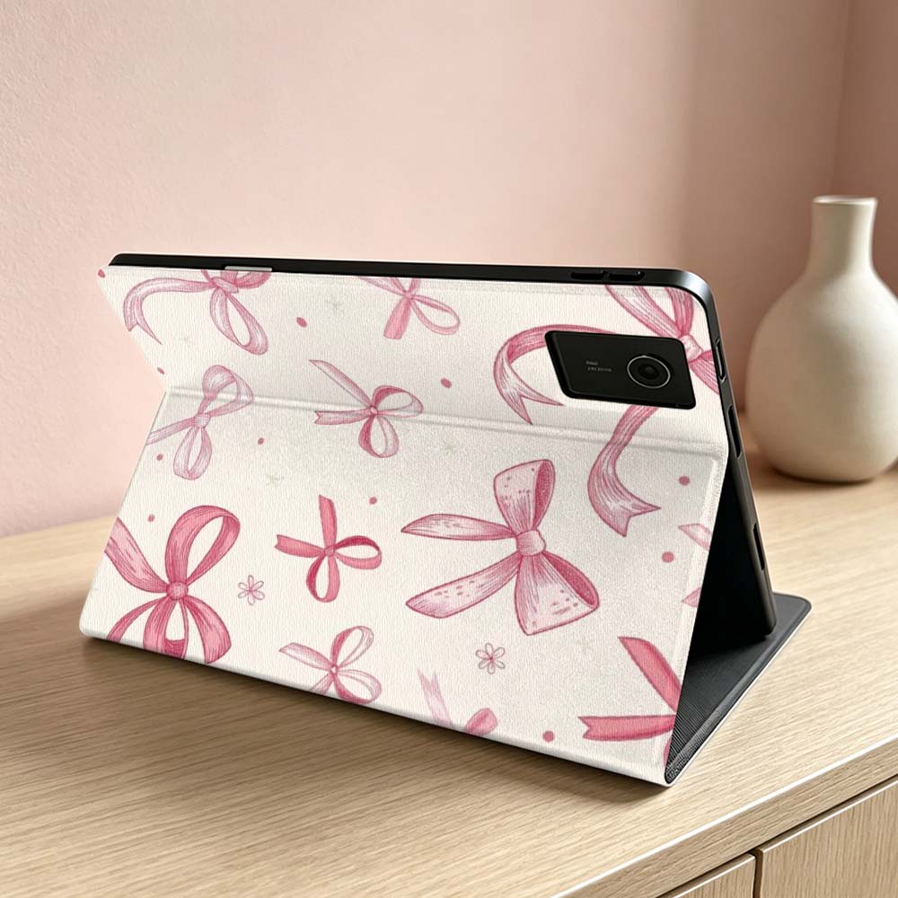 Pink bow pattern For Lenovo Xi - Lenovo Tablet P12 Accessories recension och pris