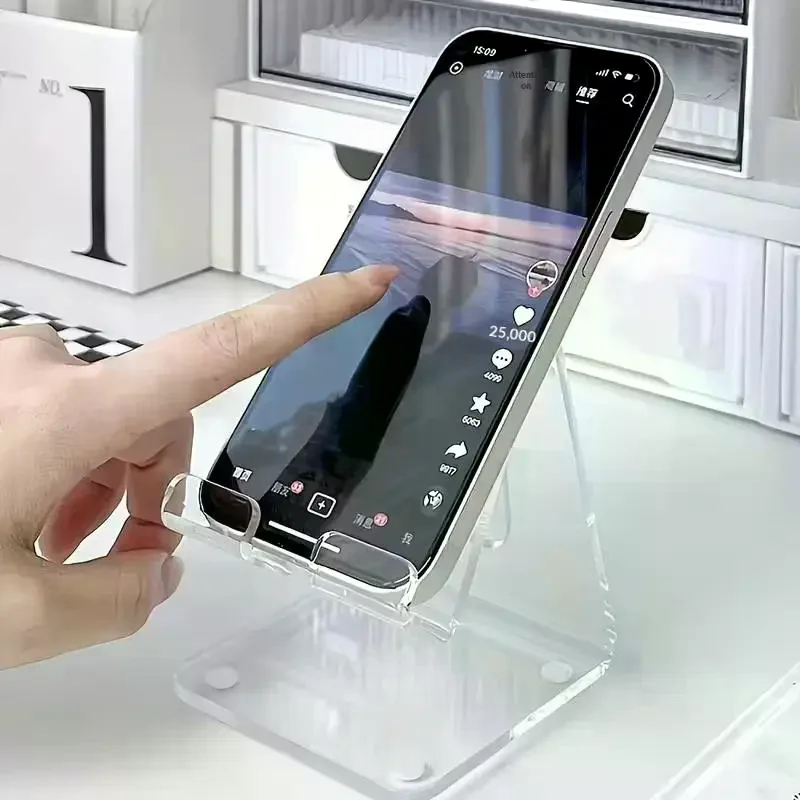 Transparent Acrylic Phone Stan - Tablet Phone Accessories recension och pris
