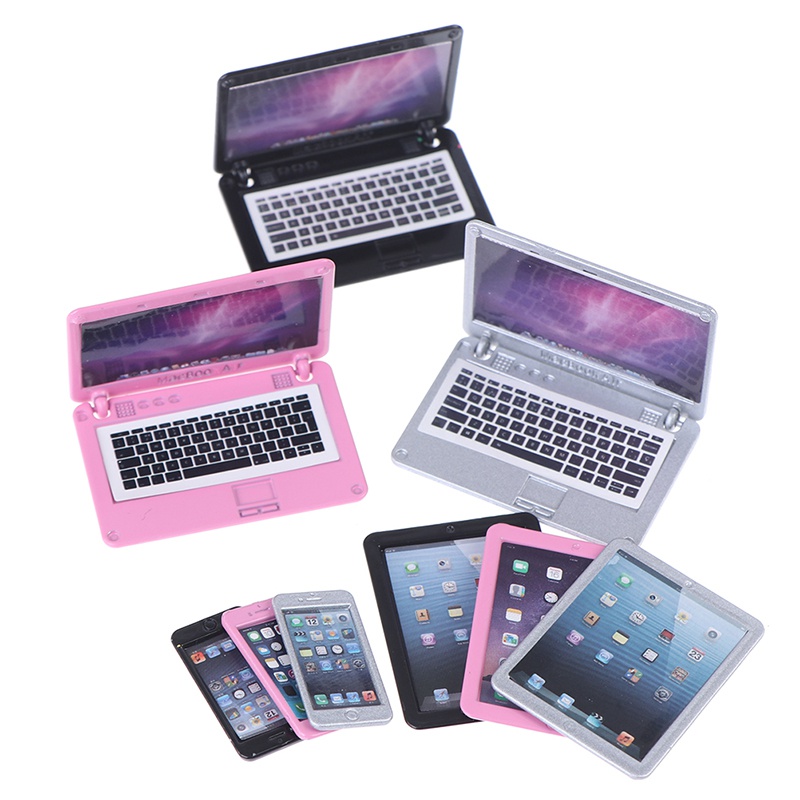 3Pcs/Set Simulation Mini Lapto - Tablet Accessories Set recension och pris