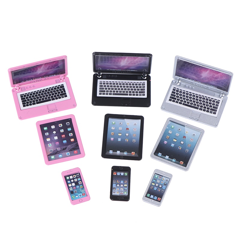 3Pcs/Set Simulation Mini Lapto - Tablet Accessories Set recension och pris