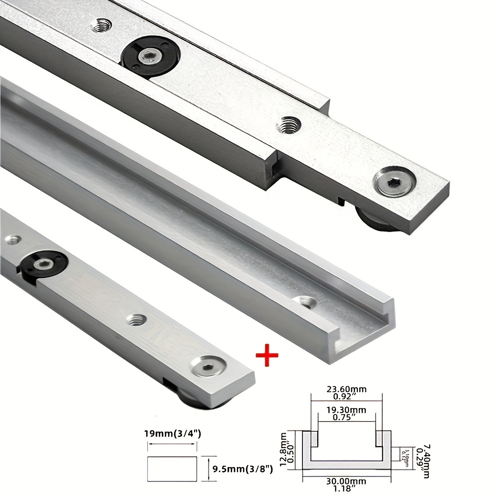 2Pcs T‑Track & Miter Track Jig - Tablet Accessories Set recension och pris