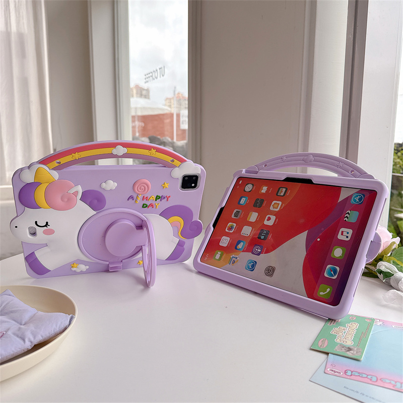 Cartoon Unicorn Kids Stand Tab - Samsung Tablet A9 Accessories recension och pris