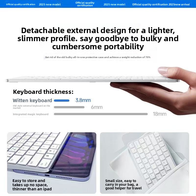 iPad Bluetooth Magic Keyboard  - Tablet Accessories Aesthetic recension och pris