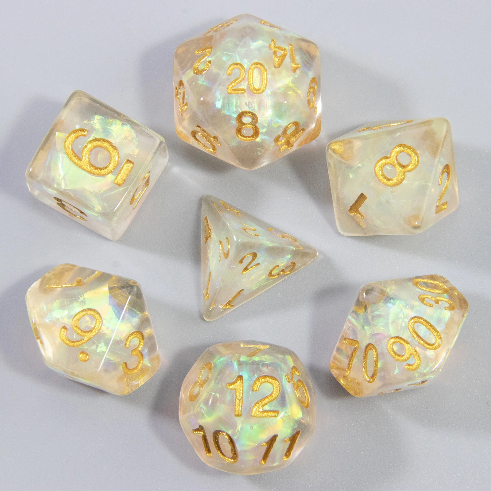 New Sequin Dice - Polyhedral D - Tablet Accessories Set recension och pris