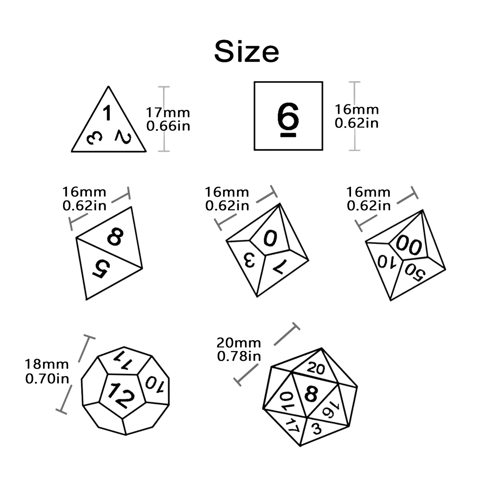 New Sequin Dice - Polyhedral D - Tablet Accessories Set recension och pris