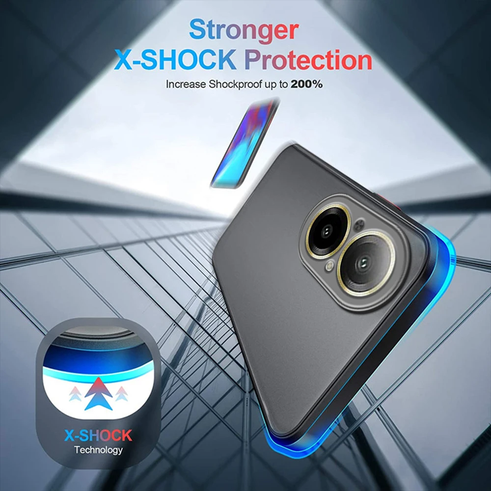 Shockproof Armor Matte Case Fo - Realme C67 recension och pris