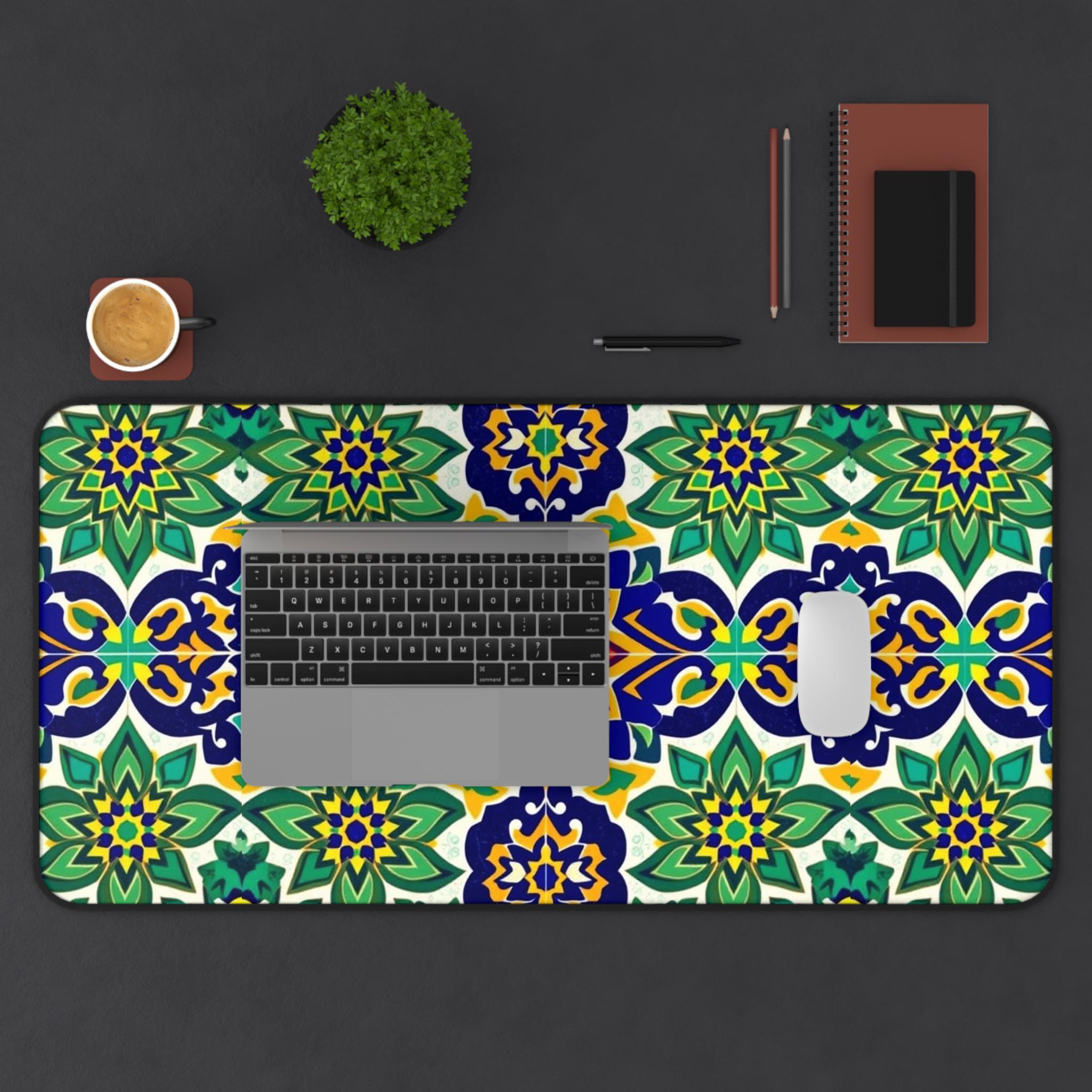 Colorful Floral Table Mat, Sty - Office Table Accessories Unique recension och pris