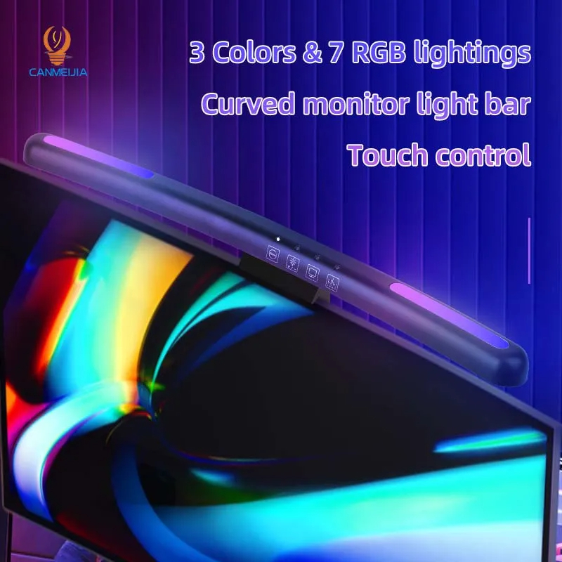 Curved LED Monitor Light Bar U - Tablet Accessories Aesthetic recension och pris